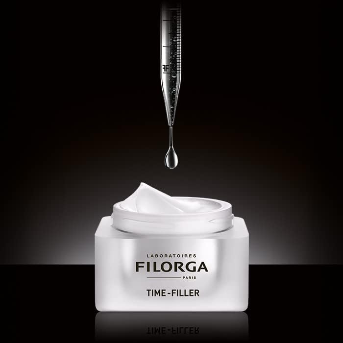 Filorga Time-Filler Wrinkle Correction Moisturizing Skin Cream, Anti Aging Formula to Reduce and Repair Face and Eye Wrinkles and Fine Lines, 1.69 fl. oz.