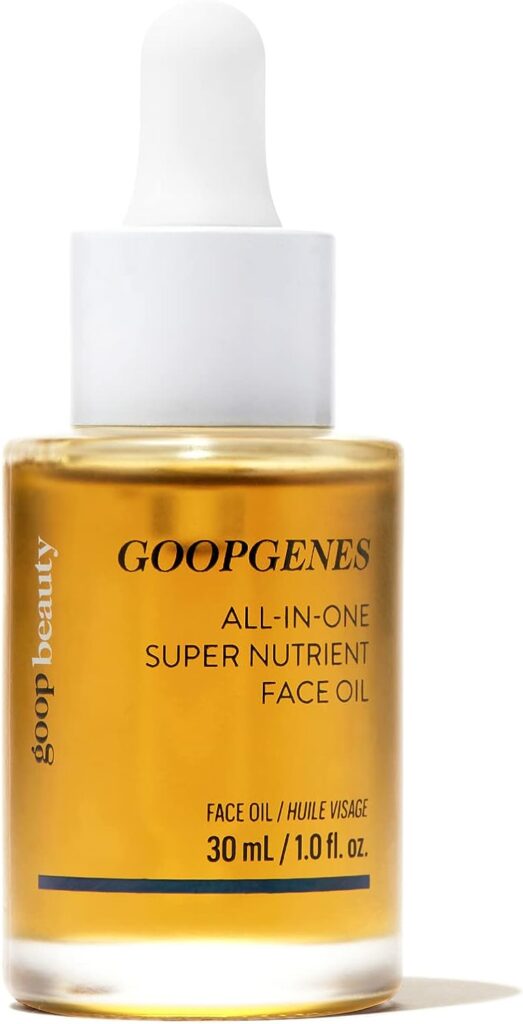 goop Beauty Nutrient Face Oil | Anti Aging Face Moisturizer to Smooth Skin Texture Wrinkles | Bakuchiol, Vitamin A, Vitamin C Oil | 1 fl oz | Skin Oil for Glowing Skin | Silicone Paraben Free