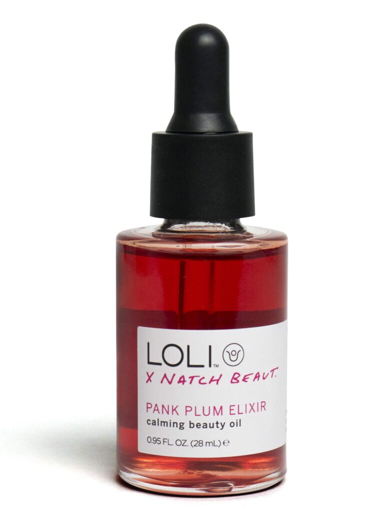 LOLI - Organic Pank Plum Elixir Calming Face Oil | Clean, Non-Toxic, Zero Waste Skincare (.95 fl oz)
