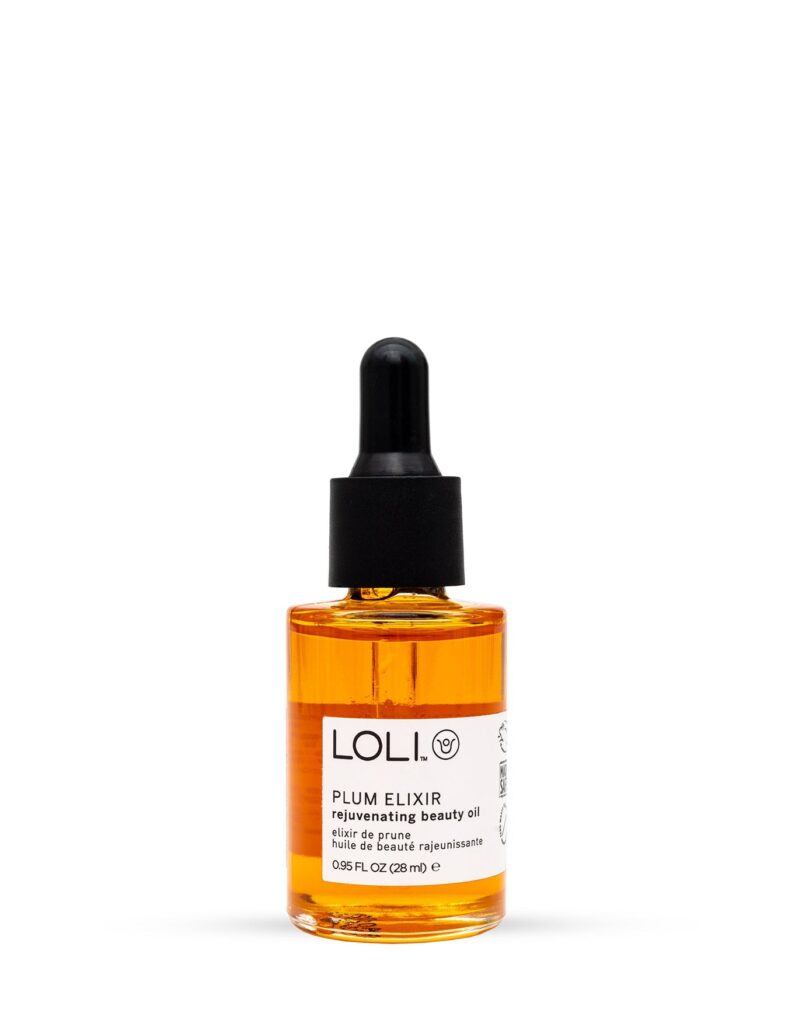 LOLI - Organic Plum Elixir Revitalizing Face Oil | Clean, Non-Toxic, Zero Waste Skincare (.95 fl oz)